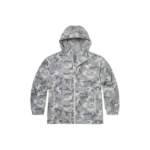 THE NORTH FACE Breathable Sun Protection Clothing Men's White Camouflage