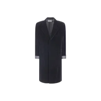 SAINT LAURENT Coats Men Black