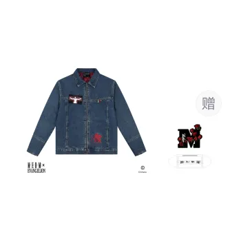 MEDM x EVA FW24 Denim Jacket Unisex Blue