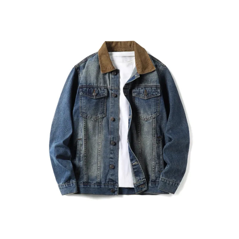 JIMI&JONS Denim Jackets Unisex Vintage Blue-0