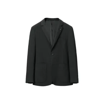 HLA Business Suits Men Black Pattern 31