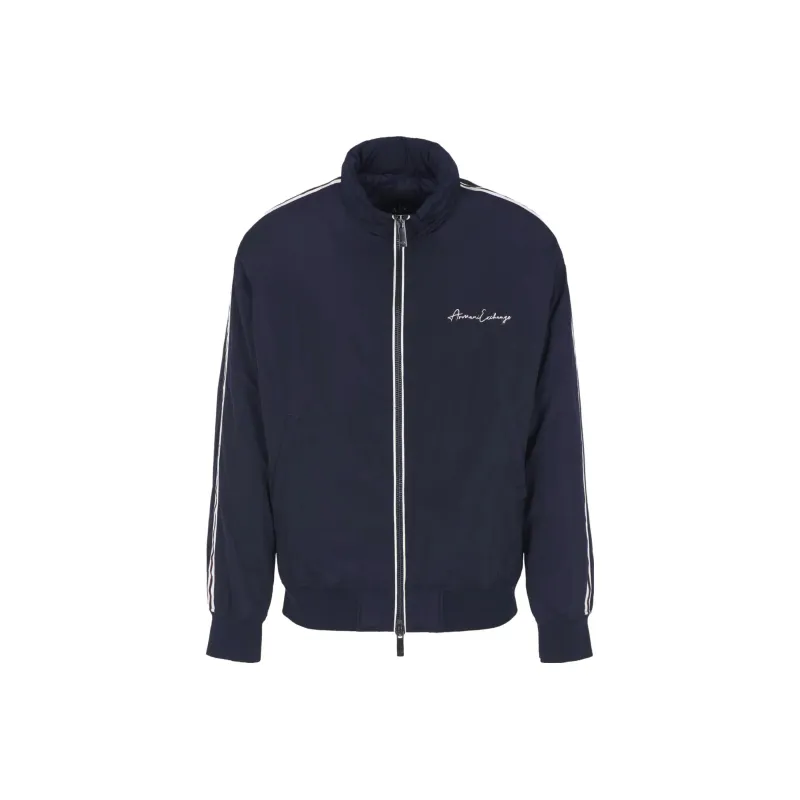 ARMANI EXCHANGE Striped Bomber Jacket-0