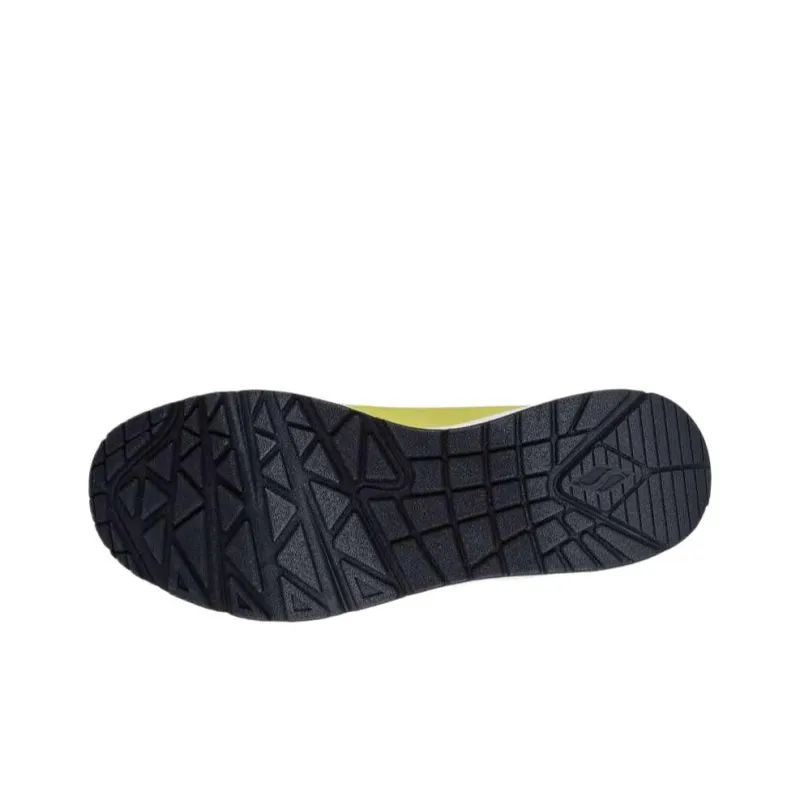 Skechers Uno Stand Low Top Casual Shoes Men's Yellow-4