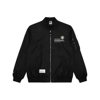 Aape Slogan print Bomber Jacket