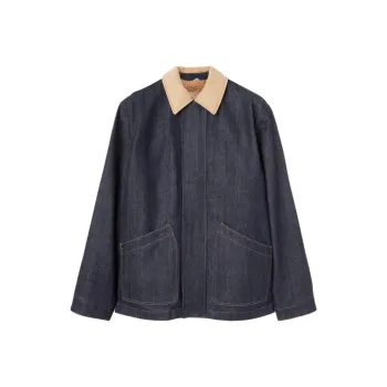 Loro Piana FW24 Denim Jacket Men's Dark Shadow Blue