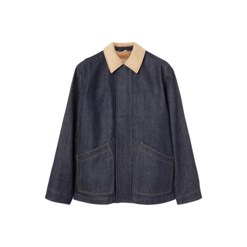 Loro Piana FW24 Denim Jacket Men's Dark Shadow Blue-0