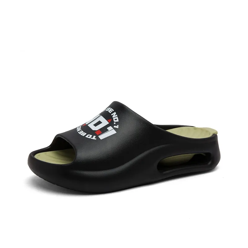 CariteSport EVA Quiet Slip Resistant Odor Resistant Abrasion Resistant Quick Dry Cushioning Slide Slippers Unisex-8