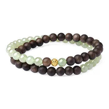 LAOMIAO Hetian Jade Bracelets Pale Greenish White Jade Women's