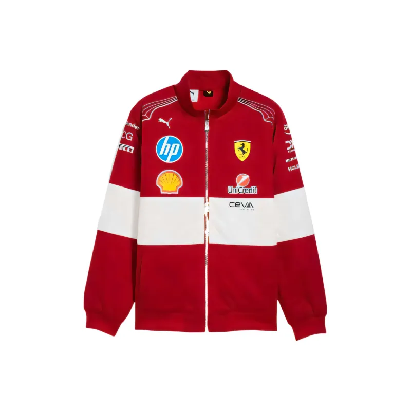 PUMA Ferrari Racing Collection Jackets & Coats Men's Dark Red-0