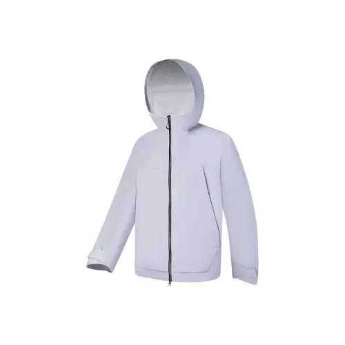 FILA Fitness Water Resistant Windproof Breathable Wear Resistant Rainproof Windbreaker strukturierter River Unisex Soft Matte Purple