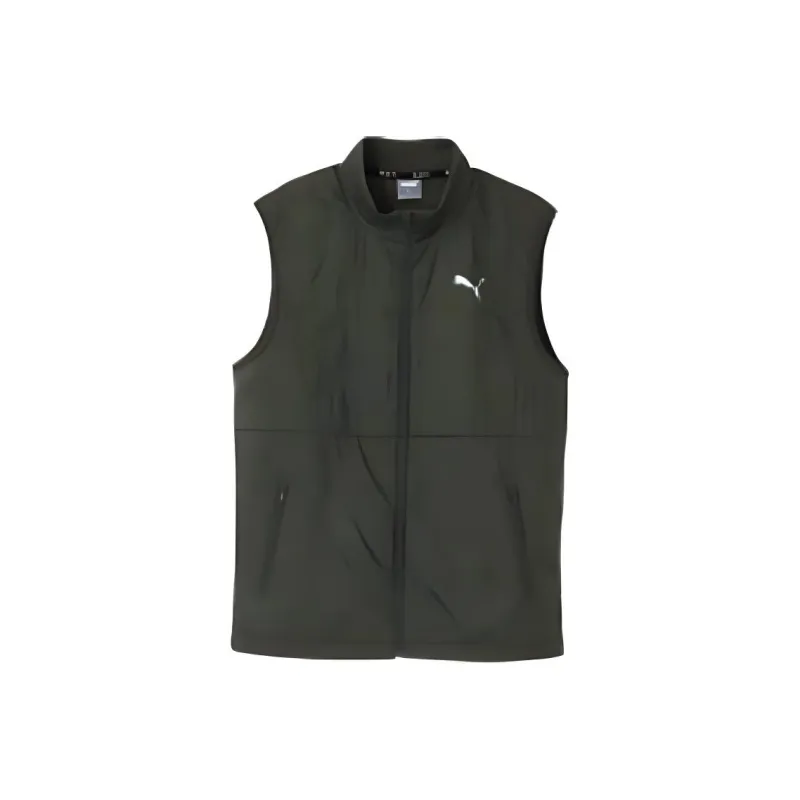 PUMA RUN CLOUDSPUN Vest Men's Dark Olive-0