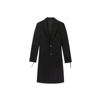 VERSACE VERSACE SS23 Coats Unisex Black