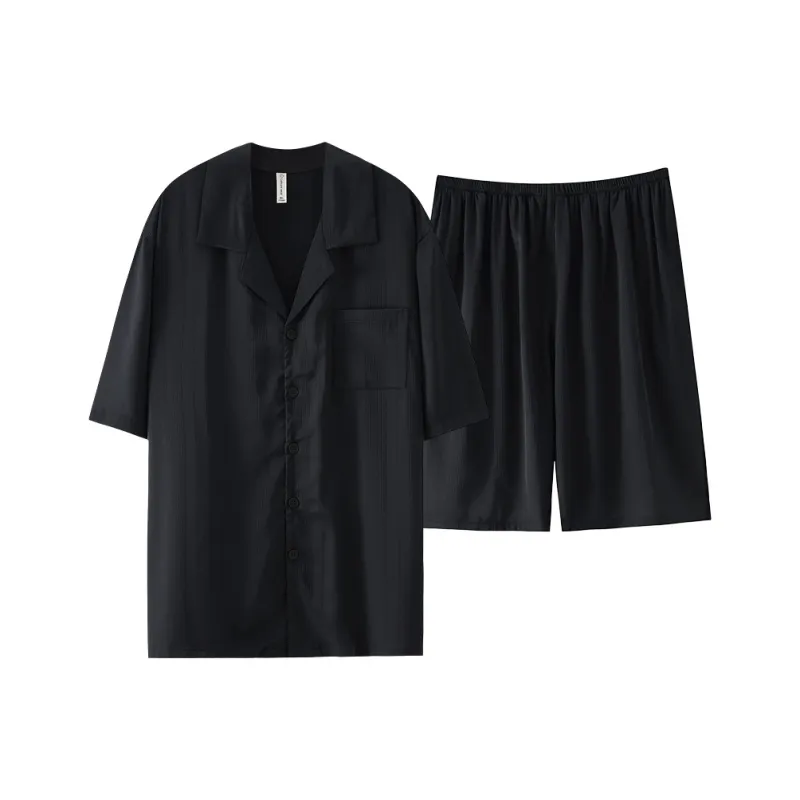 WANANNI Pajama Set Unisex Black-0