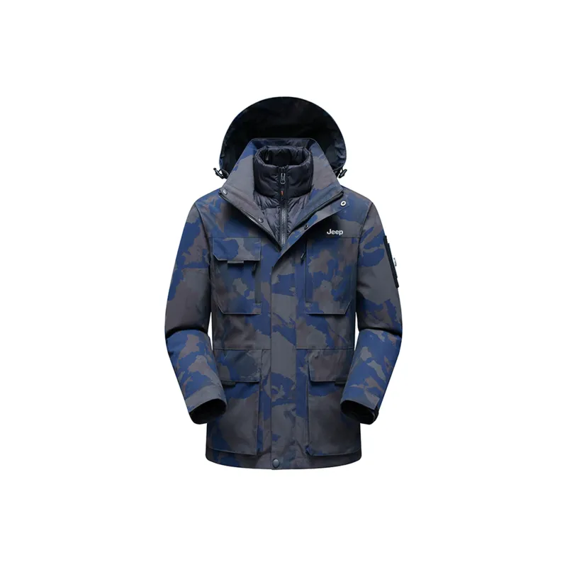 Jeep Wear Resistant Water Resistant Windproof Windbreaker Jacket Unisex-13