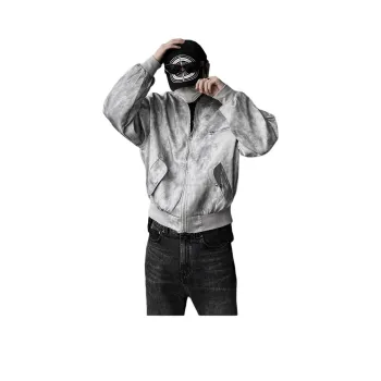 KVIV Jackets Coats Men's Gray White