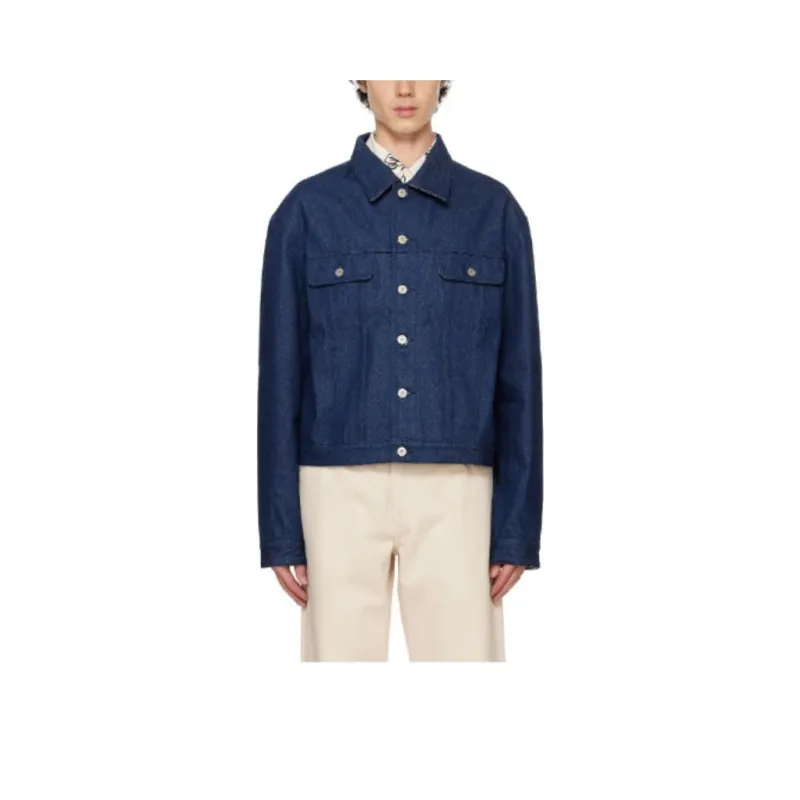 Jacquemus Denim Jacket Men's Blue-0