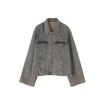 CONP Denim Jacket Unisex Washed Color