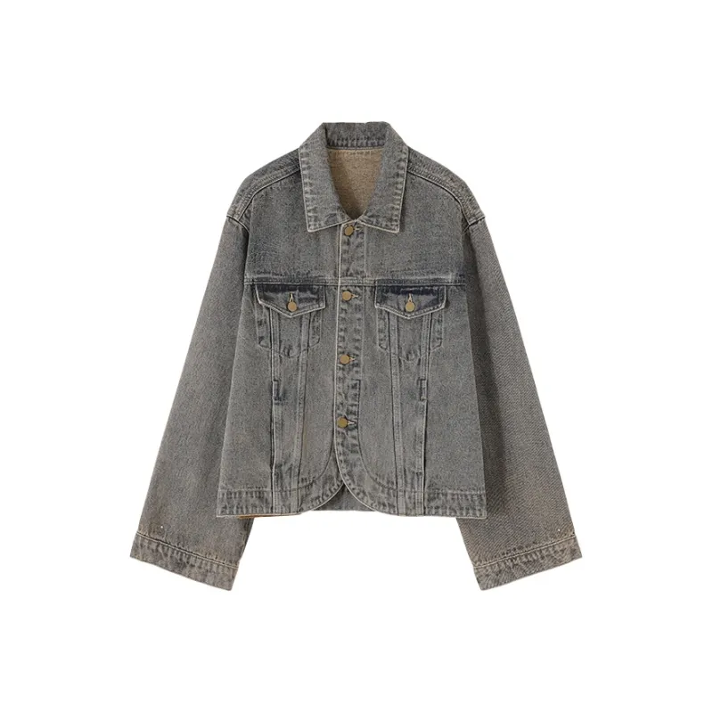 CONP Denim Jacket Unisex Washed Color-0