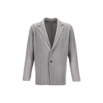 Homme Plissé Issey Miyake Plissé Single Breasted Blazer