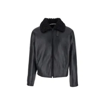 Acne Studios Zipped Leather Jacket