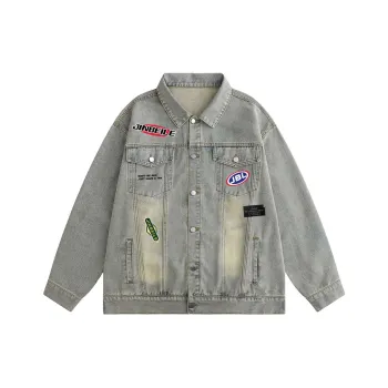 JINBEILE Denim Jackets Unisex