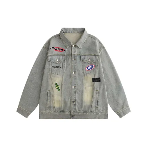 JINBEILE Denim Jackets Unisex
