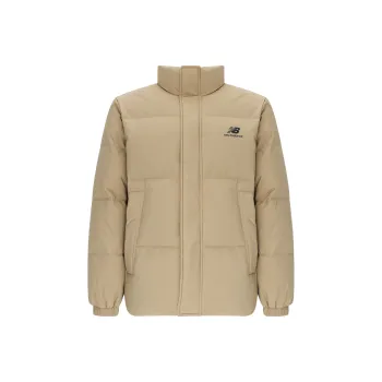 New Balance Down Jackets Men Withered Grass Yellow
