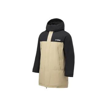 LiNing Fondue Down Series Down Jacket Men's Khaki/Black