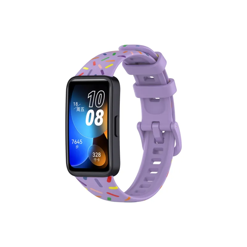 STEWPIGO Huawei Compatibility Watch Band Silicone Material-9