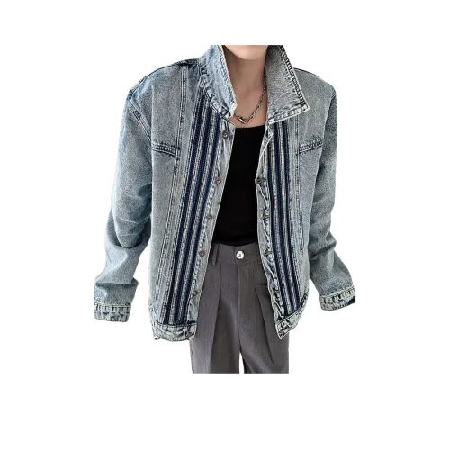 TESTUNG Denim Jacket Unisex Blue