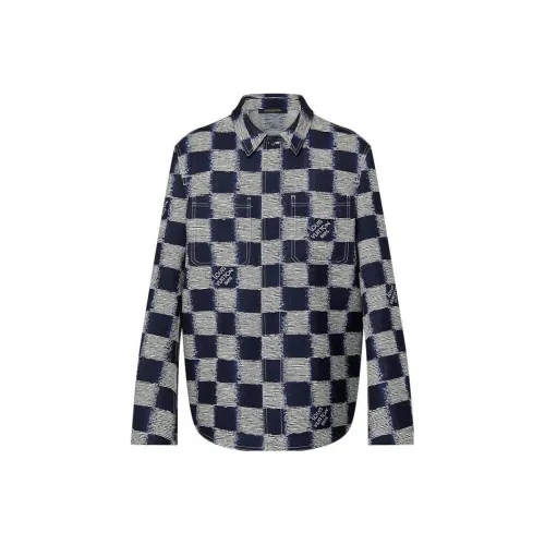 LOUIS VUITTON 2010s Damier Azur Shirt