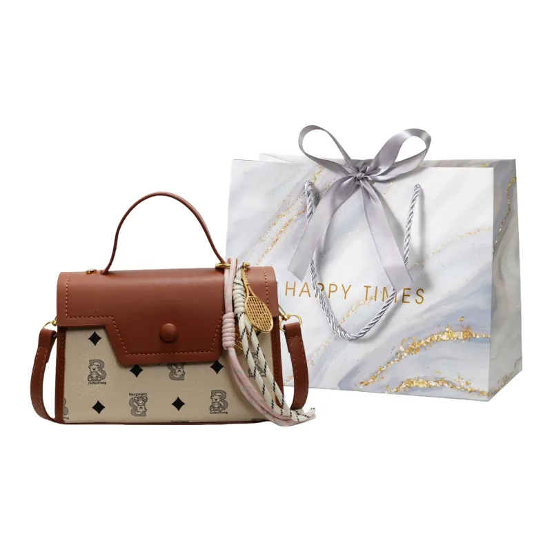 Miss Angel PU Crossbody Handbag Women's Multicolor-6