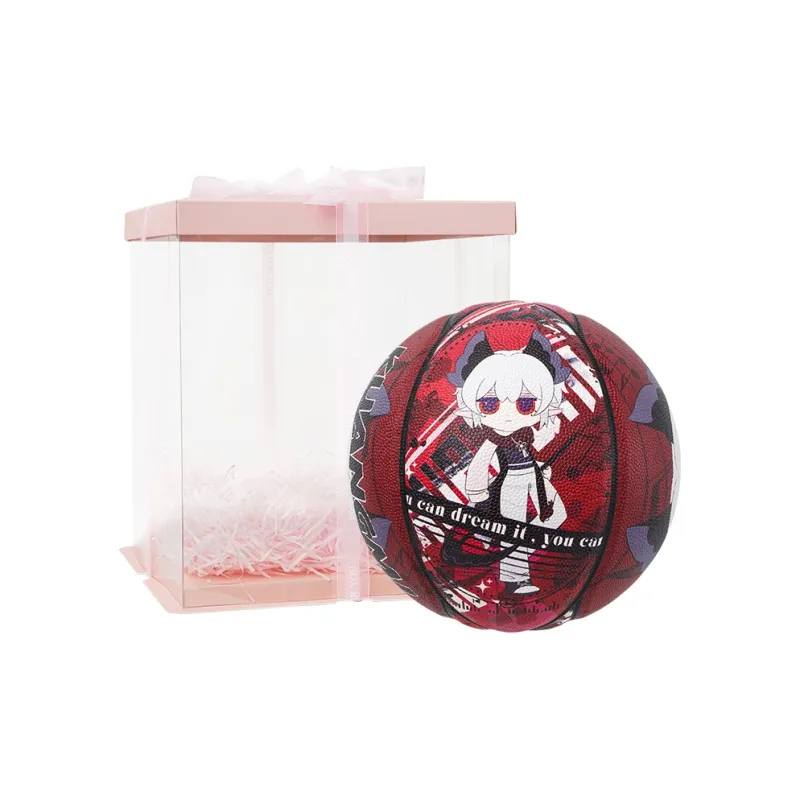 Kuangmi PU Basketball Red Size 7 Ball Street Training Unisex-49