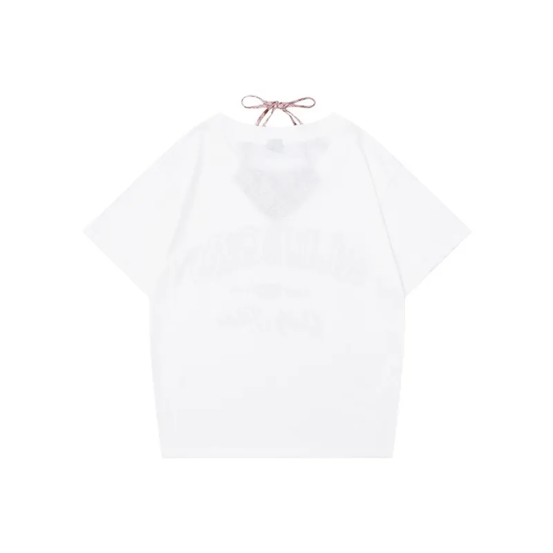 PLAY BUSH Drop Shoulder Sleeve T Shirt Women's-1