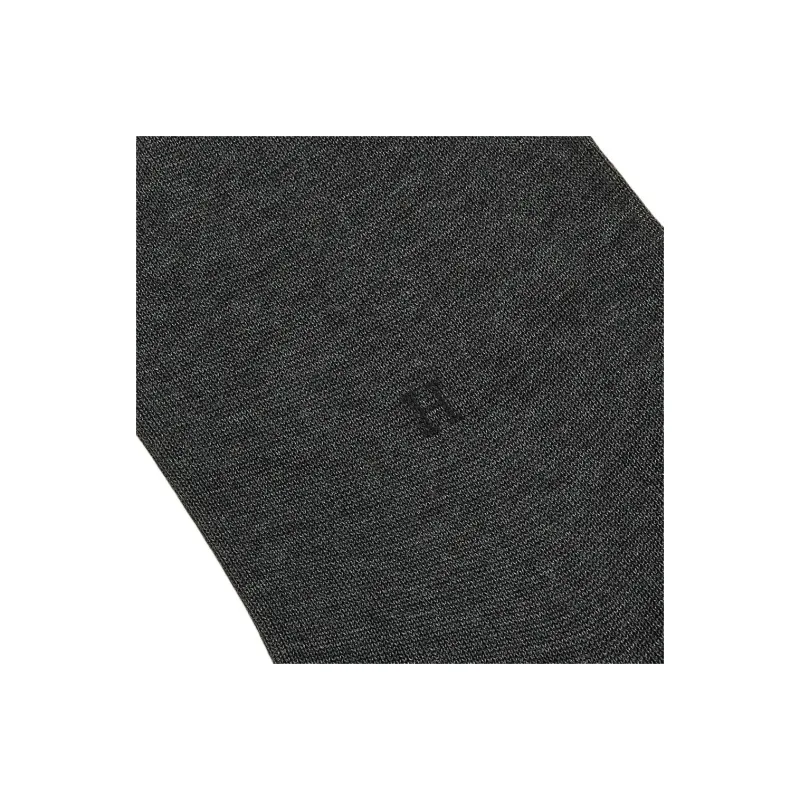 HERMES SS25 Mid Calf Socks Men's 1 Pack Smoke Coal Color-2