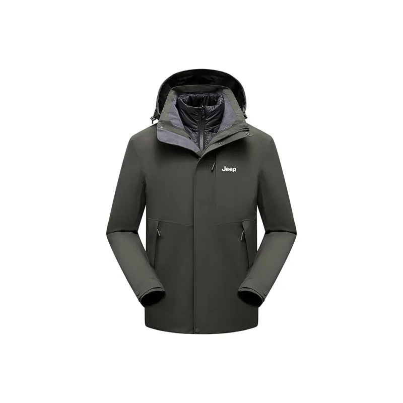 Jeep Warm Water Resistant Windproof Windbreaker Jacket Unisex-4
