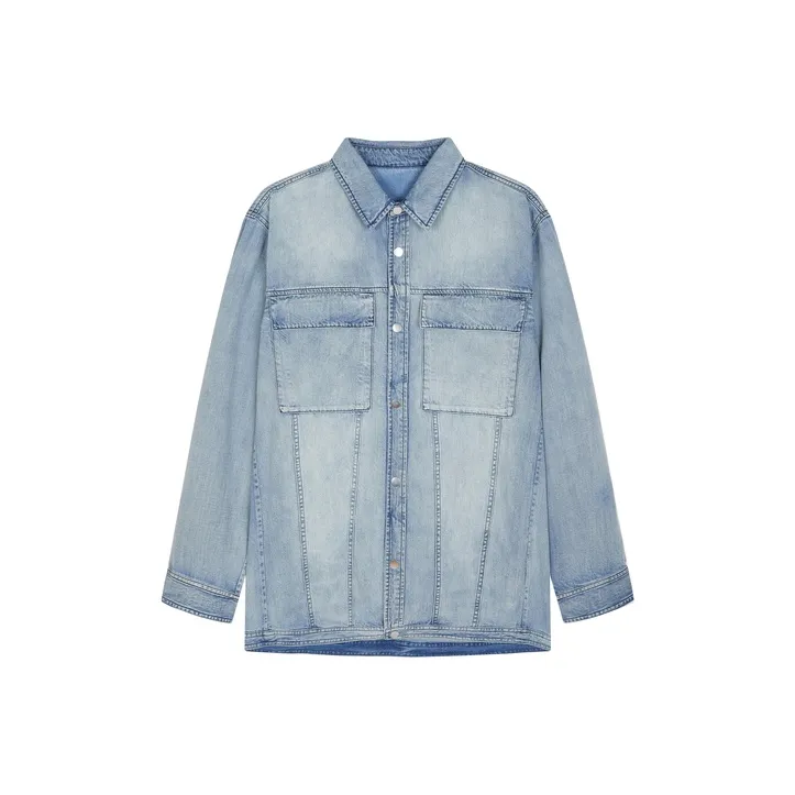 CROQUIS Jackets & Coats Men Navy Blue Denim-0