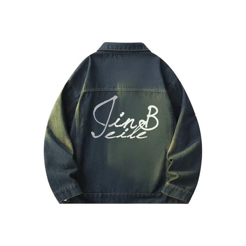 JINBEILE Denim Jackets Unisex-5