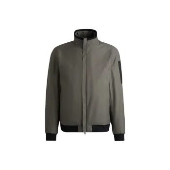 HUGO BOSS FW24 Jackets Coats Men's Gray Green