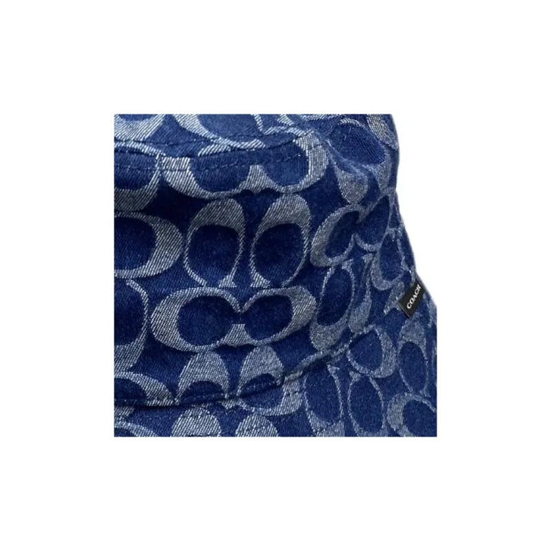 COACH Cotton Bucket Hats Women's Blue-2