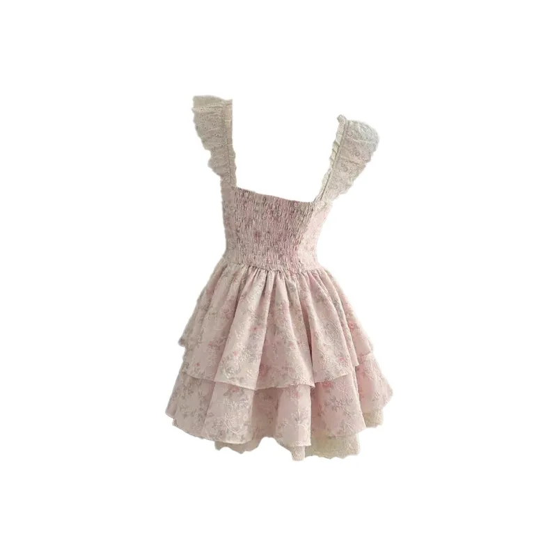 Mu Xiao Xin Short Sleeved Dress Women's-1