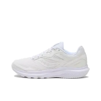 Saucony Cohesion 16 Shock Absorbers With Slip Resistant Features Low Top Running Shoes Unisex White
