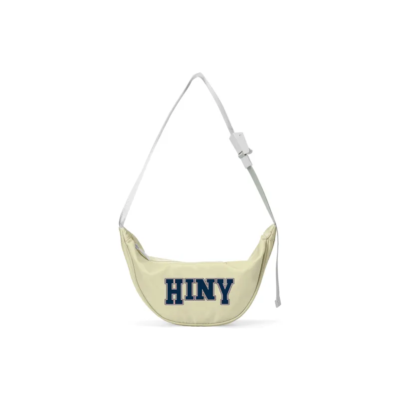 HINY Polyester One Shoulder Crossbody Bag Sling Bag Fanny Pack Regular Unisex White-20