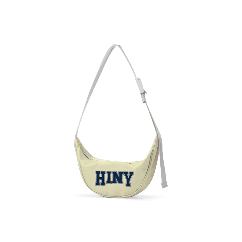 HINY Polyester One Shoulder Crossbody Bag Sling Bag Fanny Pack Regular Unisex White-21