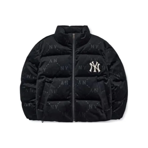 MLB MONOGRAM Reading Collection Down Jacket Cropped Unisex Black