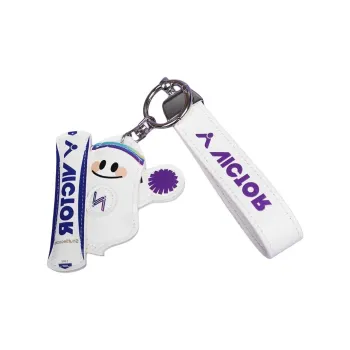 VICTOR Badminton Souvenirs White Unisex Keychain