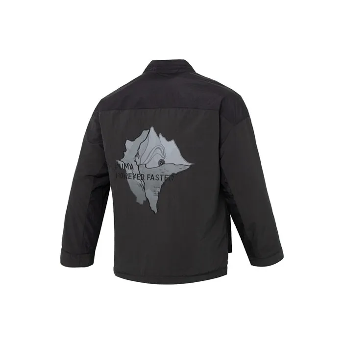 PUMA CNY Puffer Jacket Men's Black Gray-0