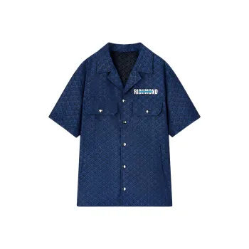 JOHN RICHMOND SS24 Jackets Coats Men's Royal Blue Letter