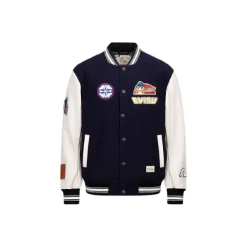 EVISU Baseball Jerseys Men Dark Blue