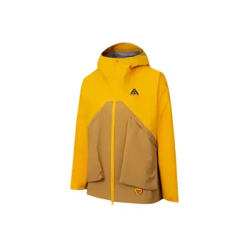 Anta Variety Training Collection Windbreaker Jacket Unisex Beeswax Yellow/Shadow Brown